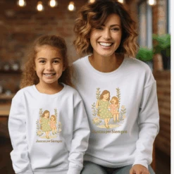 Sudadera Juntas Por Siempre Flores