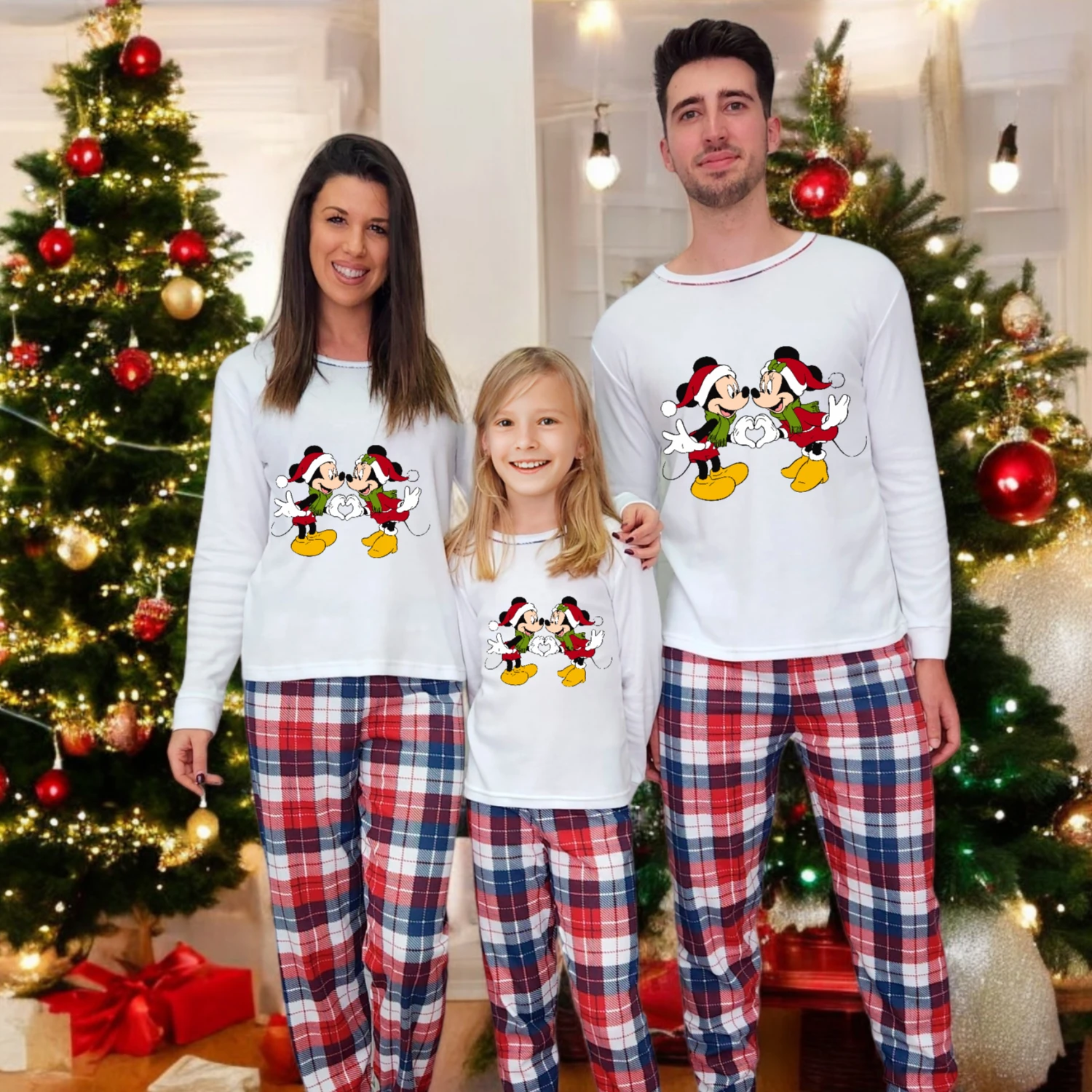 Pijama Cuadros M&M Christmas Love 1 Pijama Cuadros M&M Christmas Love