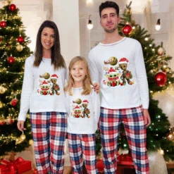 Pijama Cuadros Universo Christmas