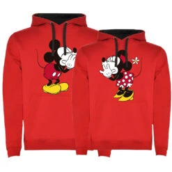 Sudadera Premium Mickey & Minnie Secret Bicolor 9 Sudadera Premium Mickey & Minnie Secret Bicolor -Roly 27918
