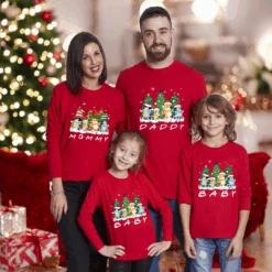 Camiseta Bluey Family Navidad
