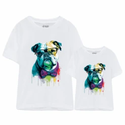 Camiseta Bull Colors -Roly Camiseta Bull colors blanca 2