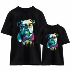 Camiseta Bull Colors -Roly Camiseta Bull colors negra 2