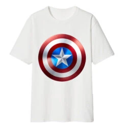 Camiseta Capitán América -Roly Camiseta Capitan america blanca 4