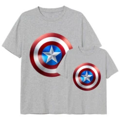 Camiseta Capitán América -Roly Camiseta Capitan america gris 2