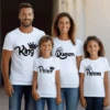 Camiseta Corona King-Queen-Princess-Prince
