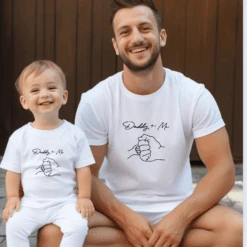 Camiseta Daddy + Me -Roly Camiseta Daddy Me blanca 2