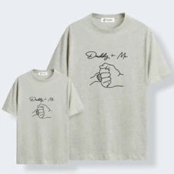 Camiseta Daddy + Me -Roly Camiseta Daddy Me gris