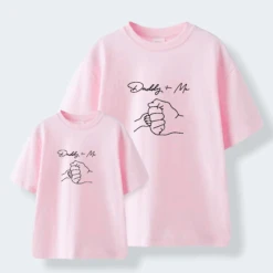 Camiseta Daddy + Me -Roly Camiseta Daddy Me rosa