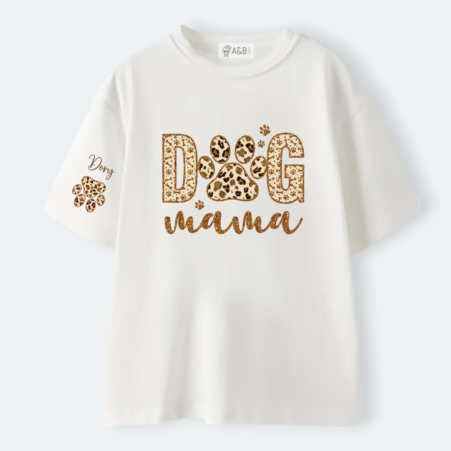 Camiseta Dog Mama Animal Print 8 Camiseta Dog Mama Animal Print - Imagen 8
