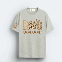Camiseta Dog Mama Animal Print 12 Camiseta Dog Mama Animal Print -Roly Camiseta Dance Love and Enjoy gris