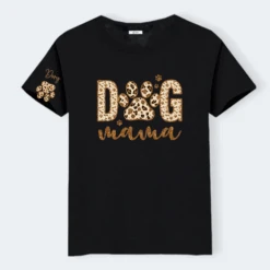 Camiseta Dog Mama Animal Print 14 Camiseta Dog Mama Animal Print -Roly Camiseta Dance Love and Enjoy negra 2