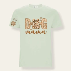 Camiseta Dog Mama Animal Print 13 Camiseta Dog Mama Animal Print -Roly Camiseta Dance Love and Enjoy verde mint