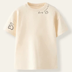 Camiseta Dog Mama Cuello -Roly Camiseta Dog Mama Cuello crudo 2