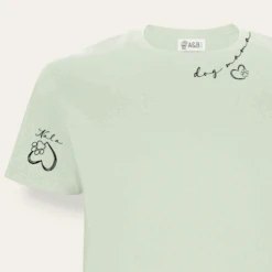 Camiseta Dog Mama Cuello -Roly Camiseta Dog Mama Cuello verde mint