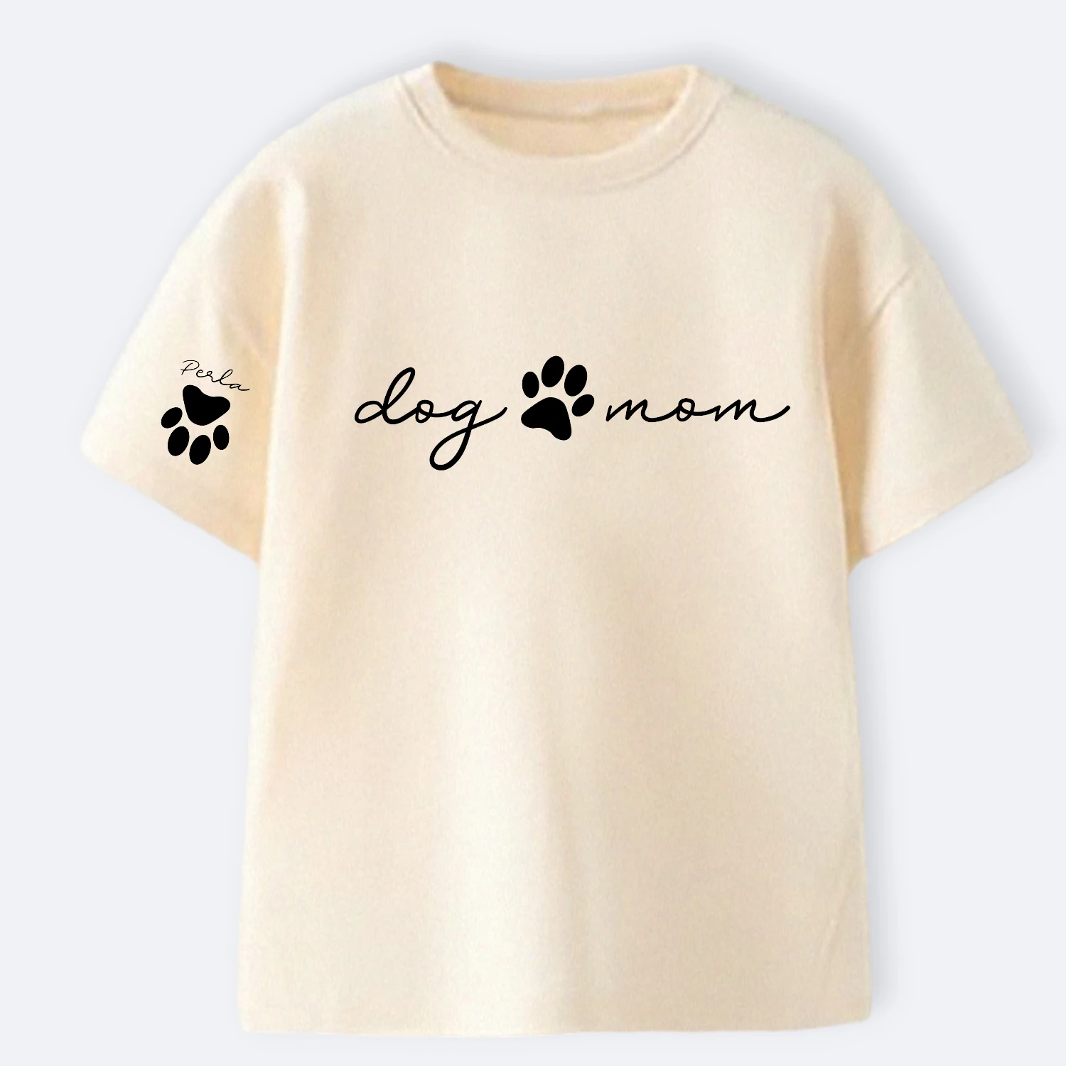Camiseta Dog Mom Huella 3 Camiseta Dog Mom Huella - Imagen 3