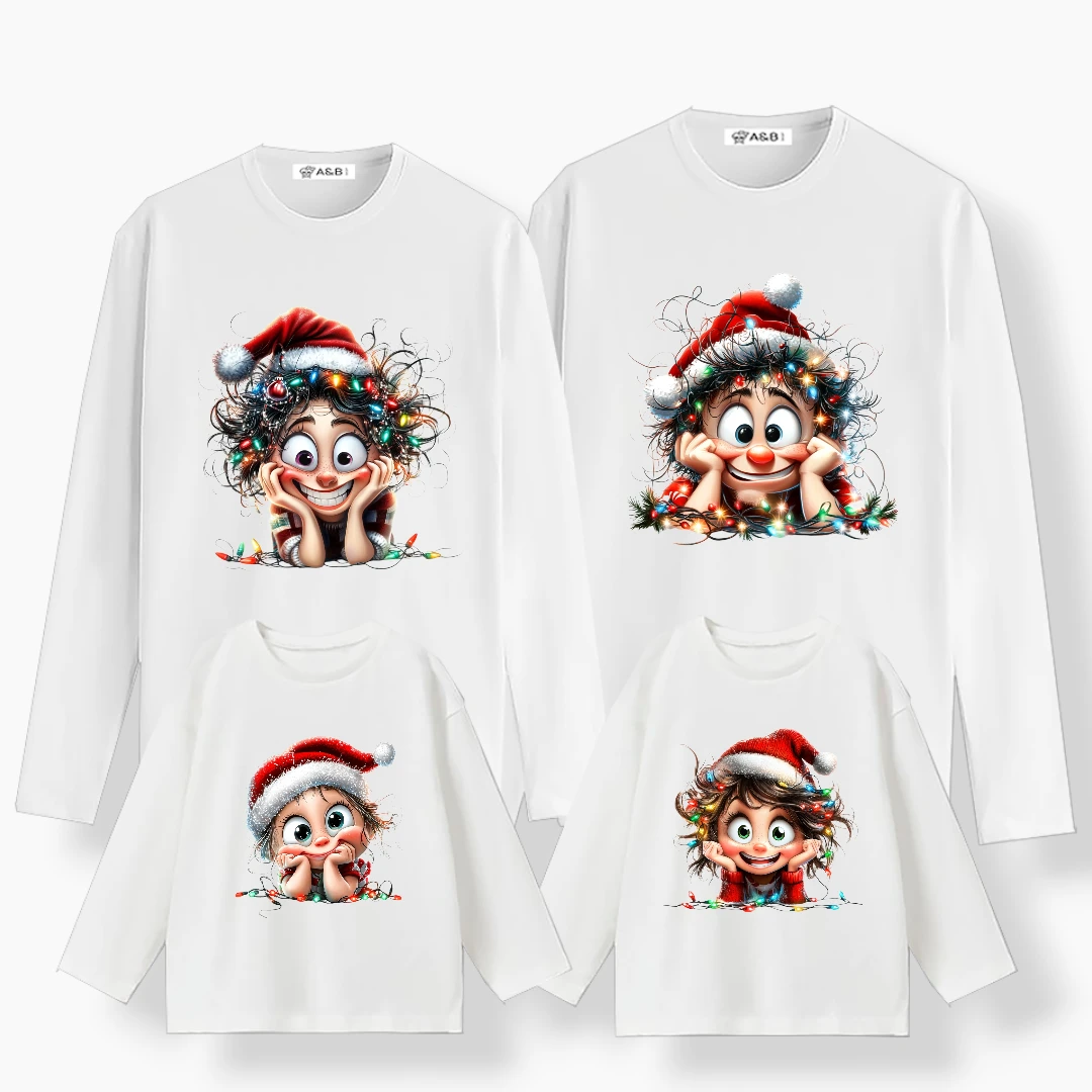 Camiseta Family Christmas Manga Larga 2 Camiseta Family Christmas Manga Larga - Imagen 2