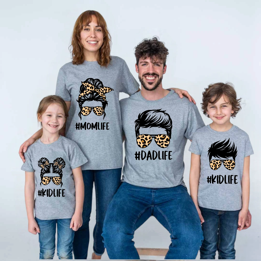 Camiseta Family Life Animal Print 1 Camiseta Family Life Animal Print