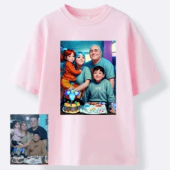 Camiseta Family Picture -Roly Camiseta Family Picture rosa