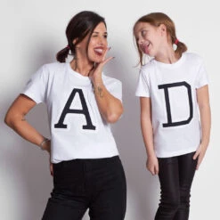 Camiseta Iniciales Blanca