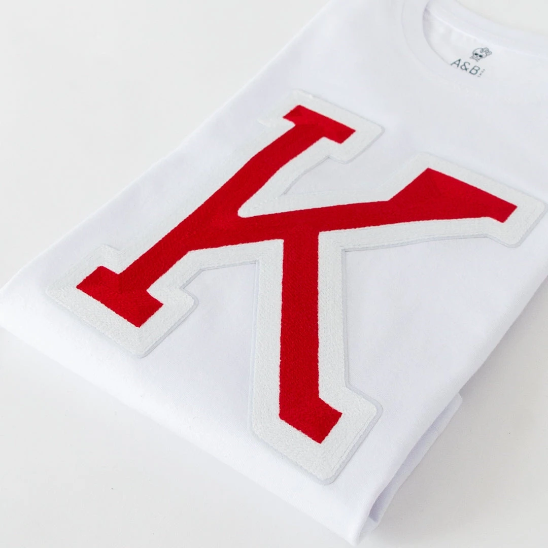 Camiseta Iniciales Blanca 4 Camiseta Iniciales Blanca - Imagen 4