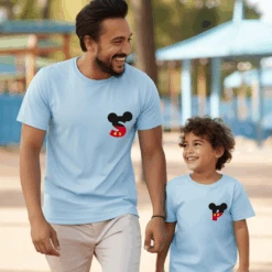 Camiseta Iniciales Disney Mini -Roly Camiseta Iniciales Disney Mini celeste