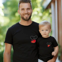 Camiseta Iniciales Disney Mini -Roly Camiseta Iniciales Disney Mini negra 2