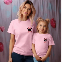 Camiseta Iniciales Disney Mini -Roly Camiseta Iniciales Disney Mini rosa