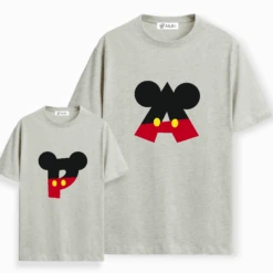 Camiseta Iniciales Disney -Roly Camiseta Iniciales Disney gris