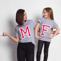 Camiseta Iniciales Gris 8 Camiseta Iniciales Gris -Roly Camiseta Iniciales Gris 4