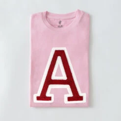 Camiseta Iniciales Rosa