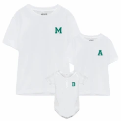 Camiseta Iniciales Mini 24 Camiseta Iniciales Mini -Roly Camiseta Iniciales mini blanca 7