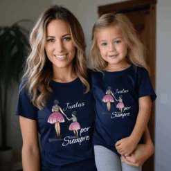 Camiseta Juntas Por Siempre -Roly Camiseta Juntas por siempre azul marino