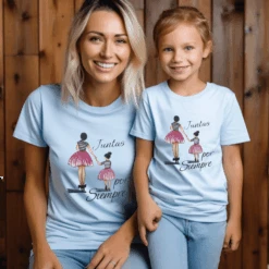 Camiseta Juntas Por Siempre -Roly Camiseta Juntas por siempre celeste