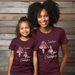 Camiseta Juntas Por Siempre -Roly Camiseta Juntas por siempre granate