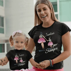 Camiseta Juntas Por Siempre -Roly Camiseta Juntas por siempre negra 2