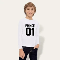 Camiseta King-Queen-Princess-Prince Manga Larga 7 Camiseta King-Queen-Princess-Prince Manga Larga -Roly Camiseta King Queen Princess Prince manga larga blanca 2 1