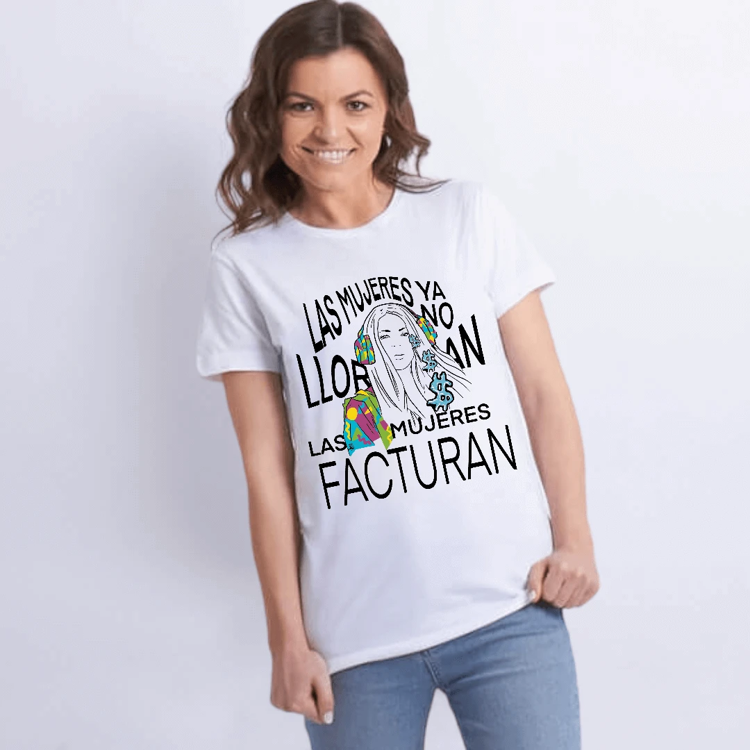 Camiseta Las Mujeres Facturan 6 Camiseta Las Mujeres Facturan - Imagen 6