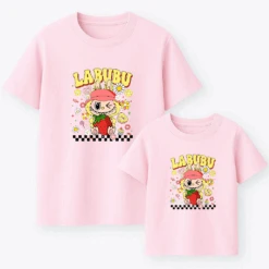Camiseta Labubu Guiño 14 Camiseta Labubu Guiño -Roly Camiseta Labubu guino rosa
