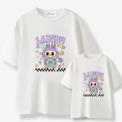 Camiseta Labubu Lila Mix