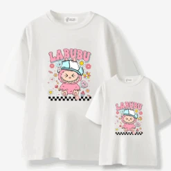 Camiseta Labubu Pink Mix