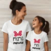 Camiseta Mama-daddy Mouse Mini Mouse