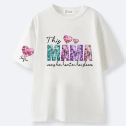 Camiseta Mama Efecto Lentejuelas