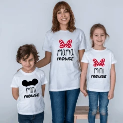 Camiseta Mama Mouse Mini Mouse -Roly Camiseta Mama mouse mini mouse blanca 2
