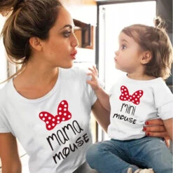 Camiseta Mama Mouse Mini Mouse -Roly Camiseta Mama mouse mini mouse blanca 3