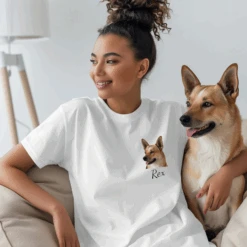 Camiseta Mascota Foto Personalizada Mini