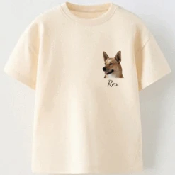 Camiseta Mascota Foto Personalizada Mini 10 Camiseta Mascota Foto Personalizada Mini -Roly Camiseta Mascota Foto Personalizada Mini crudo