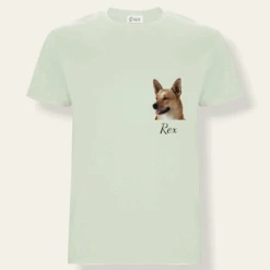 Camiseta Mascota Foto Personalizada Mini 11 Camiseta Mascota Foto Personalizada Mini -Roly Camiseta Mascota Foto Personalizada Mini verde menta