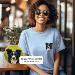 Camiseta Mascota Mini -Roly Camiseta Mascota Mini celeste