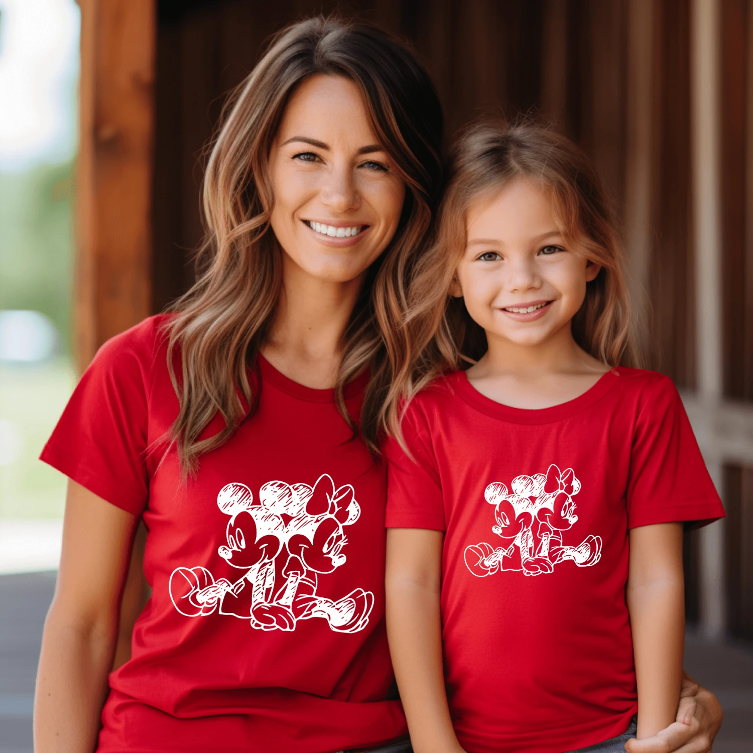 Camiseta Mickey-Minnie Lápiz Espalda 7 Camiseta Mickey-Minnie Lápiz Espalda - Imagen 7